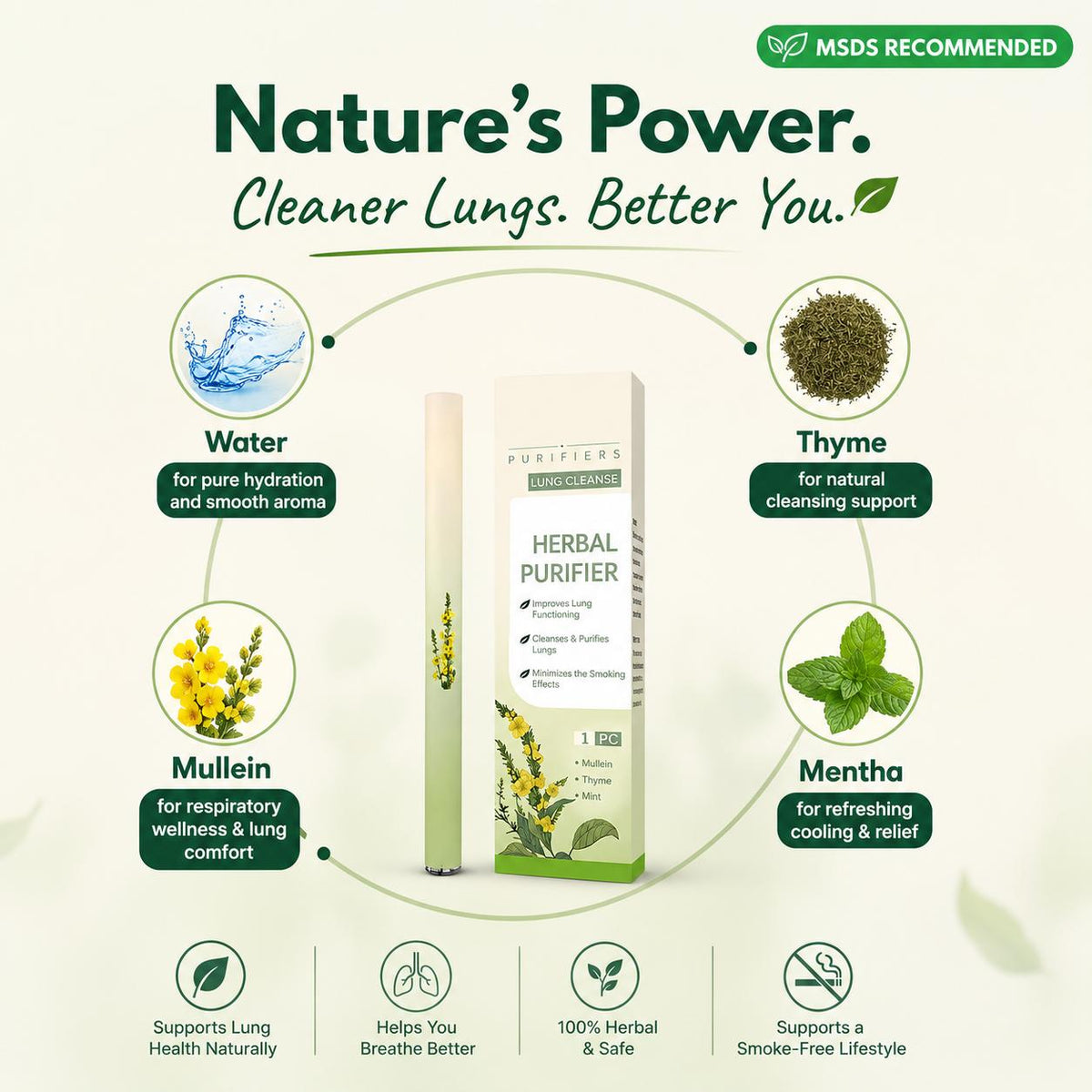 PureAir Herbal Inhaler
