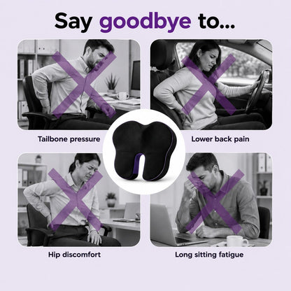 ErgoSeat™ — Premium Orthopedic Seat Cushion