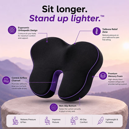 ErgoSeat™ — Premium Orthopedic Seat Cushion