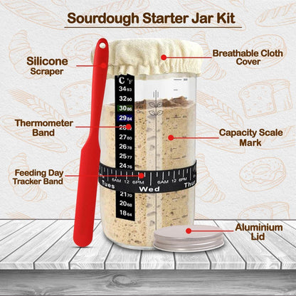 The Ultimate 15-Piece Sourdough Starter Kit