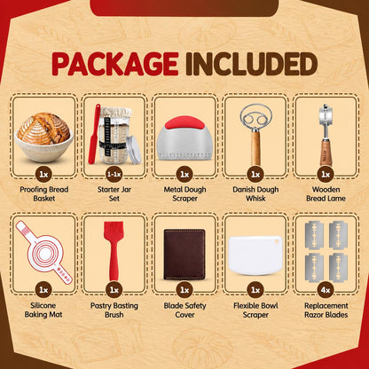 The Ultimate 15-Piece Sourdough Starter Kit
